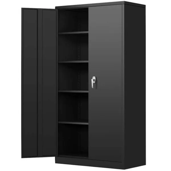 Разборный двухдверный стальной шкаф для хранения документов разборный раздвижной Металлические легкие стальные шкафы