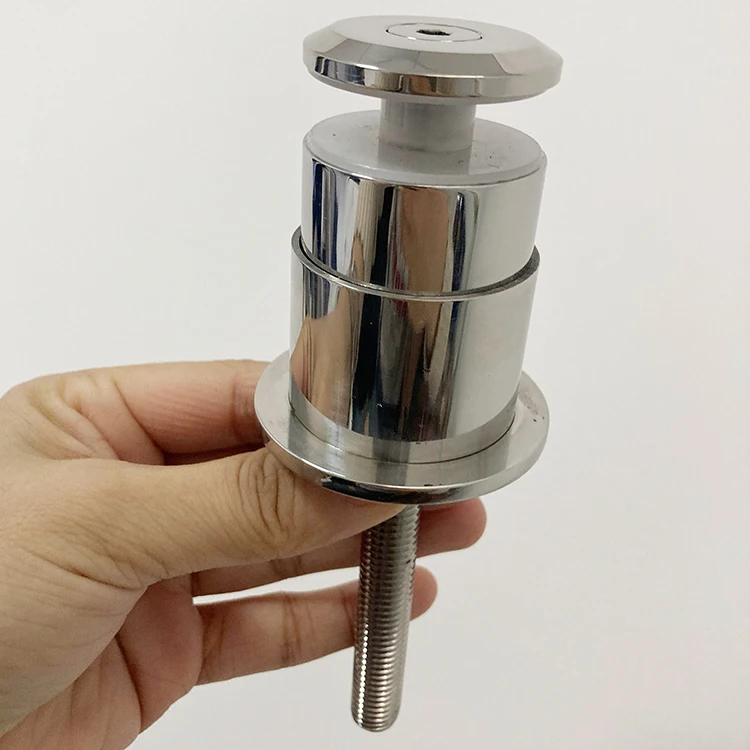 Glass Balcony Stainless Steel Clip Wall Mount Clamp Buttons Glass Hardware Glass Standoff Pin
