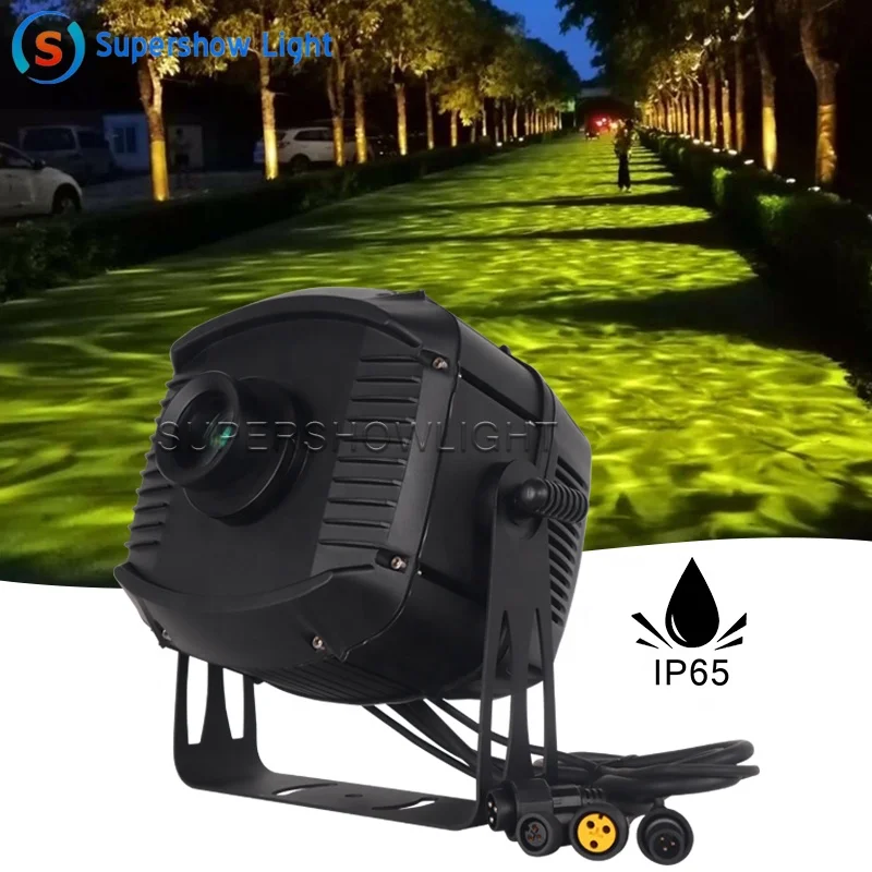 200w Led outdoor Ip65 water ripple gobo projector ocean ripple ir remote control led water wave light Effect stage Lights