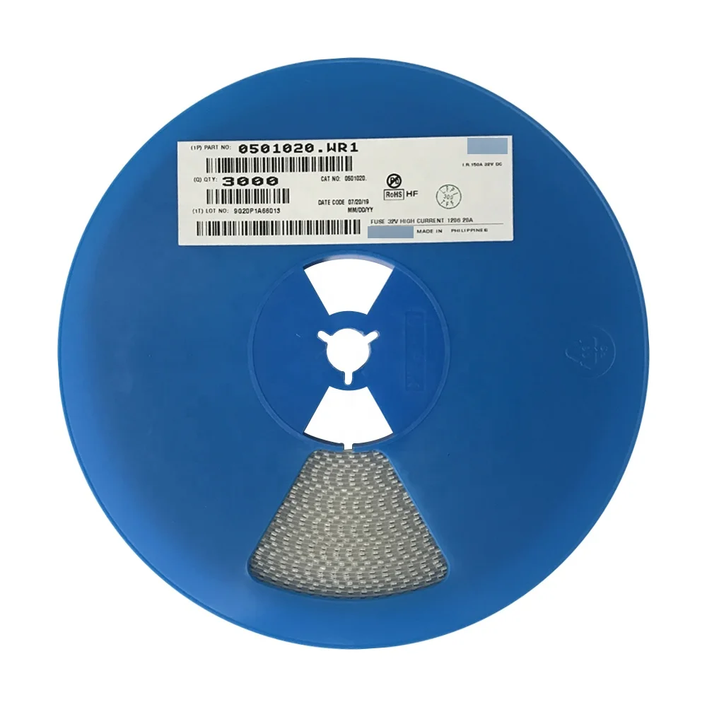 Керамический предохранитель серия 501 для монтажа платы SMD 20A 32V 1206 0501020.WR в