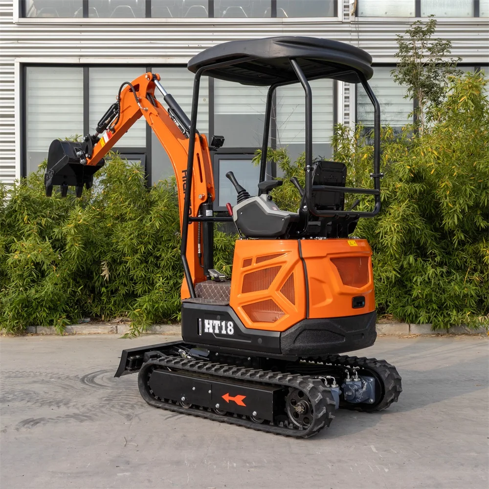 Mini Excavator HT-Y18 1.8 ton 2 Ton 3 Ton 4 Ton 6 Ton 7 Ton 8 Ton Diggers Minibagger Hydraulic Mini Excavator