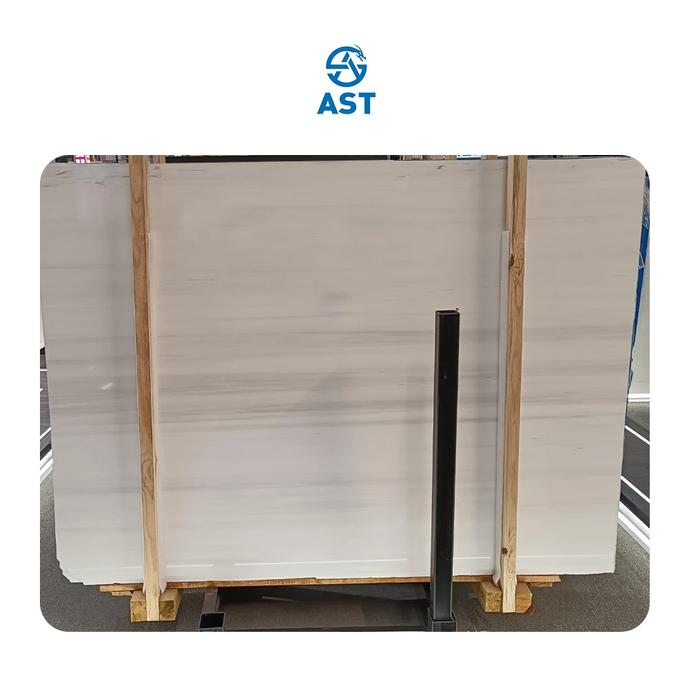 AST Plain White Polaris White Bianco Domomite Polar White Star White Marble Kitchen Countertops and Vanity Tops