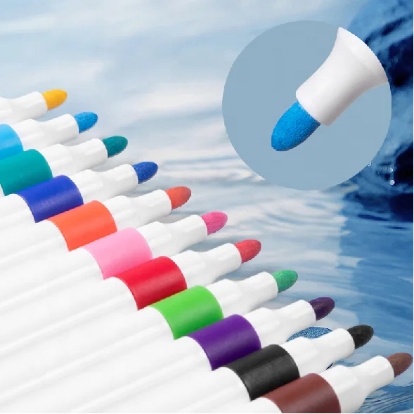 Hot Selling Back To School High Quality 12 Colors Acrylic Marker Pen For Kids