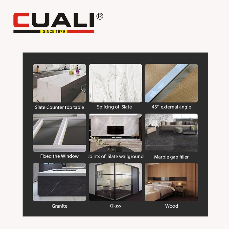 400ml Quick Dry Two Components liquid nails adhesive with High Bonding Strength and Hardness for Marble Corian