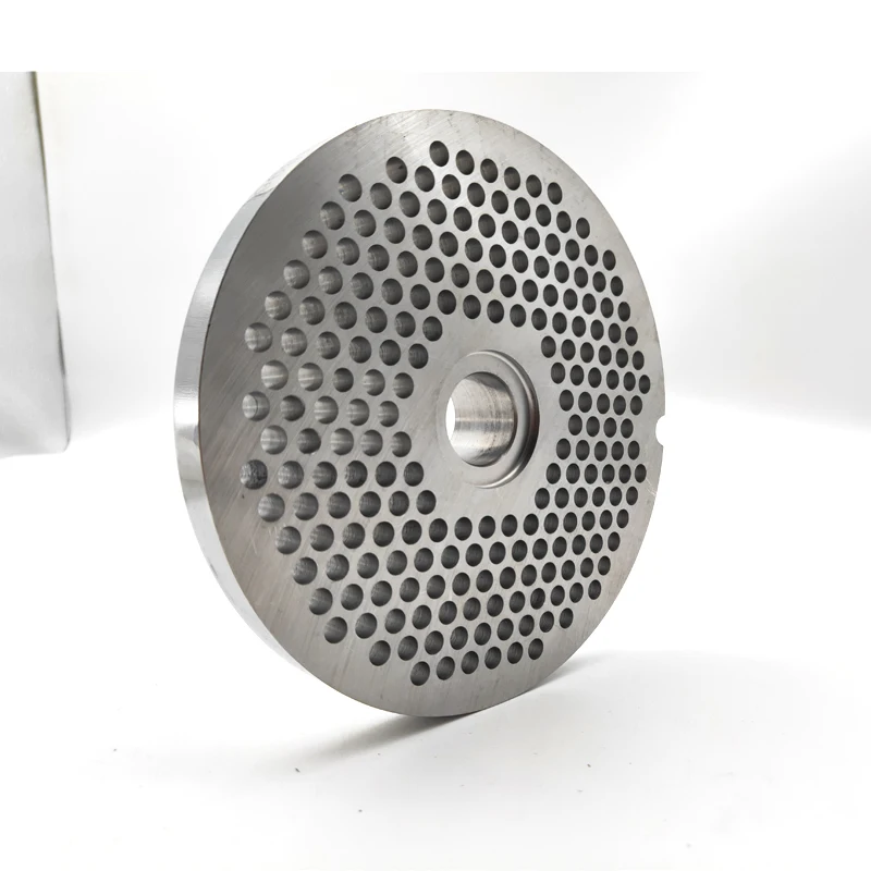 42# Meat Grinder Mincer Spare Parts Stainless Steel 420 Kitchen Meat Cutter Dia 5mm Hole Mincer Plate
