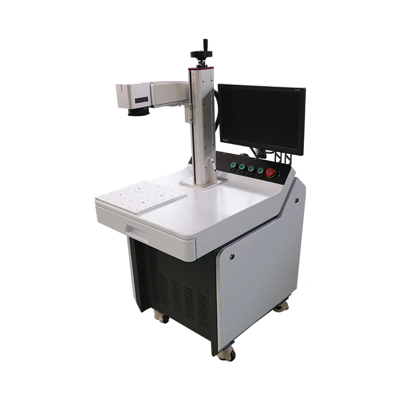 LXF 100w China best brand RAYCUS fiber laser marking machine for metal