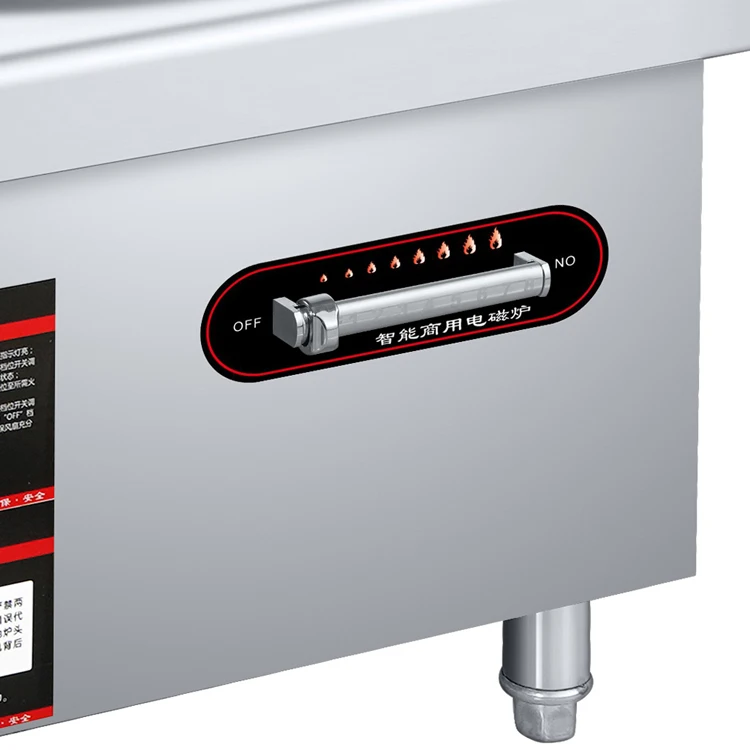 Hot Sale Commercial Electric Multifunction Induction Single-Head Soup Stove Cooker Single Head High Back Soup Cooker Stove