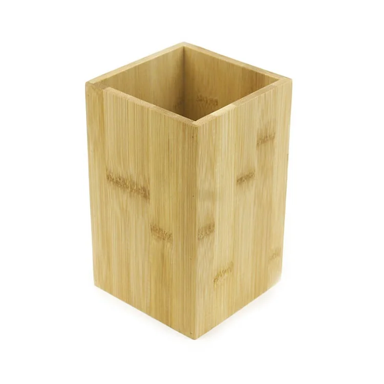 Premium Home Office Supply Bamboo Pen Holder