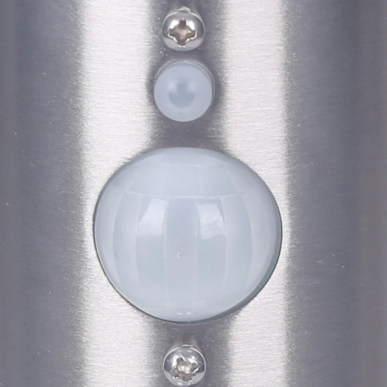 Super brightness solar motion sensor wall light with clear glass shade