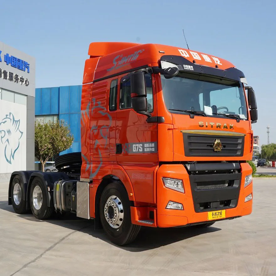 2023 sitrak c7h G7 6x4 4x2 новый запас CNG или дизельный тягач для российского