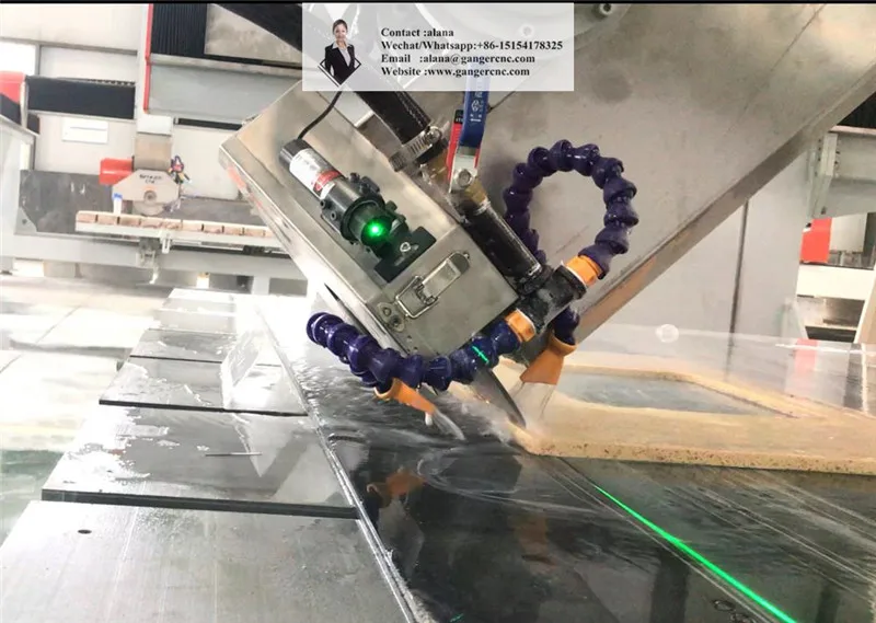 Sawmill 4 Axis Bridge saw  GQ-3220B tile cutting machine