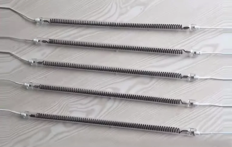 Quartz Infrared Heater Lamps Electric Halogen Infrared Heater Tube for Drying Iron Sheet With Coating