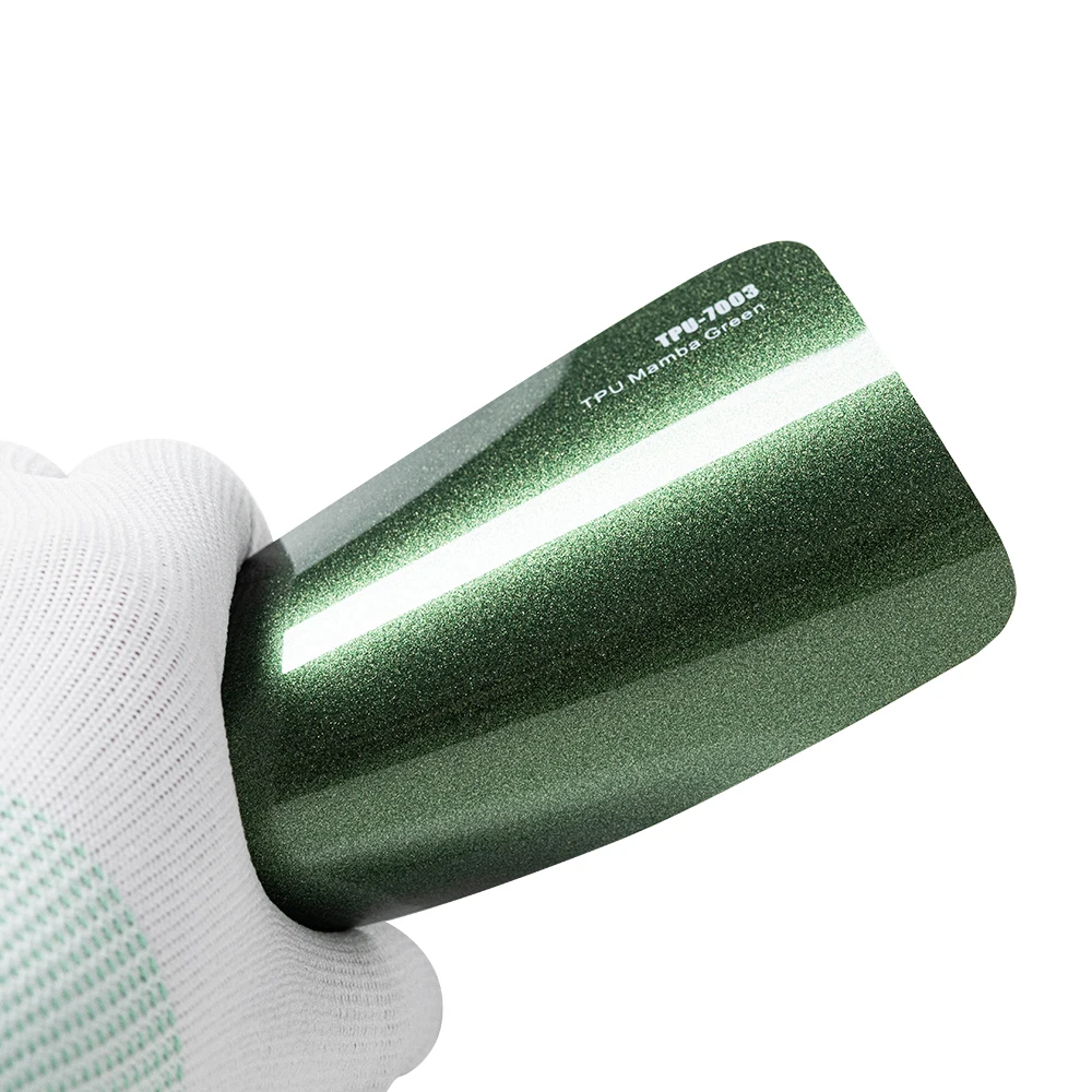 HOHOFILM TPU Mamba Green Colored Paint Protection Film Scratch Resistant Self Healing Ultra Gloss Color TPU PPF