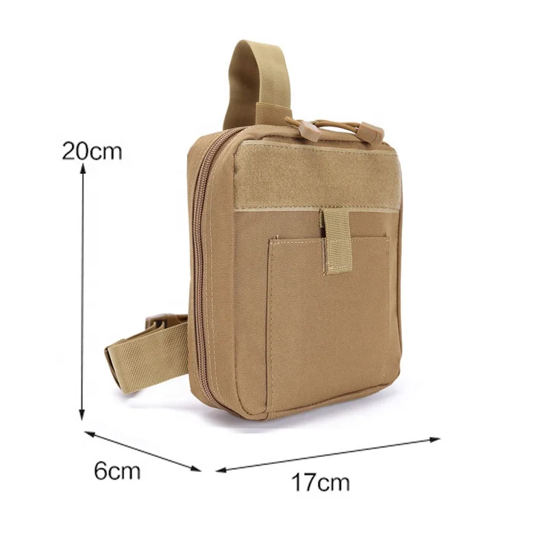 Tactical Drop Leg Bag Molle Survive Waist Pouch Multi Purpose Hunting CS Hanging Tool Bag