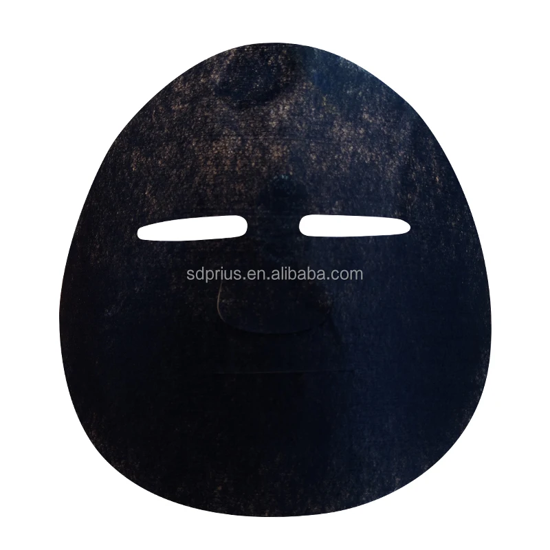 40gsm bamboo charcoal fiber nonwoven facial mask sheet material skin care mask facial sheet mask manufacturer