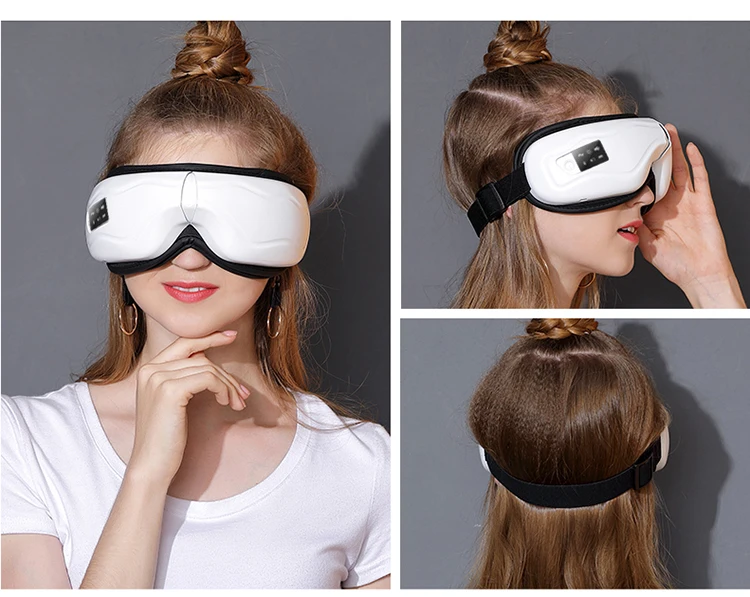 Eye Relaxing Massage Vibration Acupressure Fatigue Relieving Blood Circulation Facilitating Eyepatch Massager Instrument