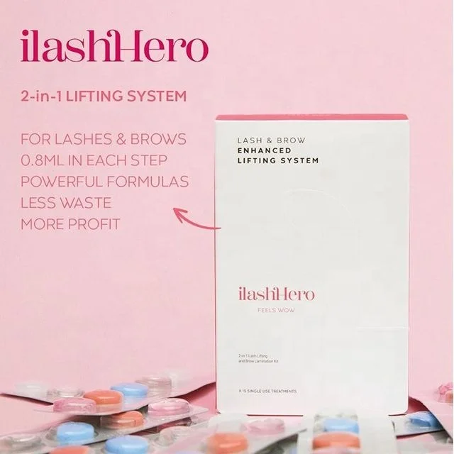 best whole sale home diy brow lamination thioglycolic acid free lash lift solutions new design capsule