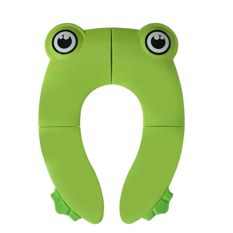 Factory Wholesale Baby Potty Chair Plastic Toilet Seat Cute Frog Soft Baby Training Toilet Seat