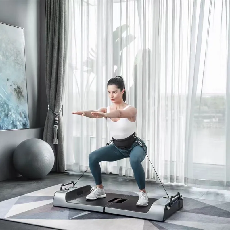 GAOHAO Home Body Building Cable  Multifunctional Power Rack With Weight Lifting Training Gym Smith Machine