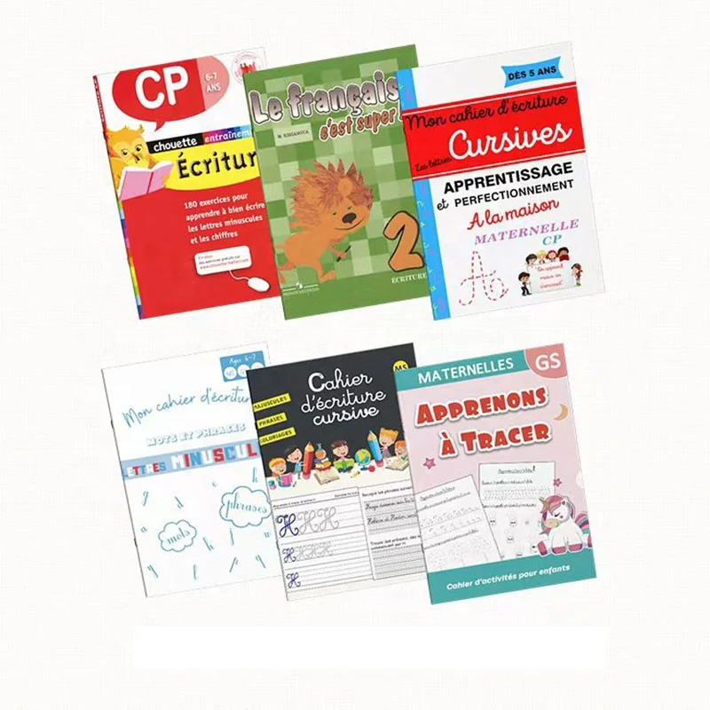 Cursive Copywriting French Letters