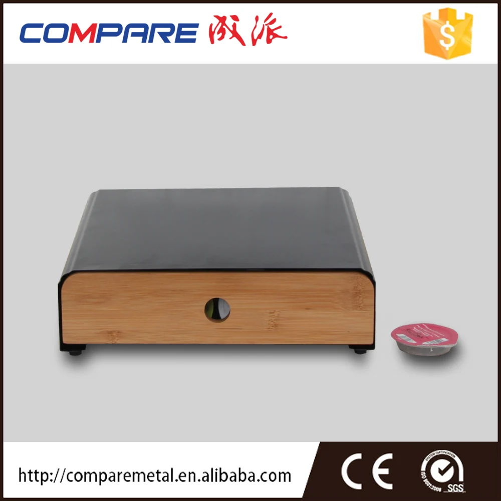 64pcs Mesh-Made Tassimo Coffee Pod Holder Functional Metal Drawer for Kitchen Storage Designed with OEM ODM Box Packed