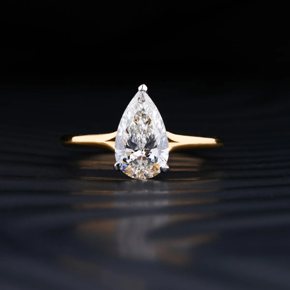 1.50 Ct per shape lab made diamond ring for engagement and wedding special occasion