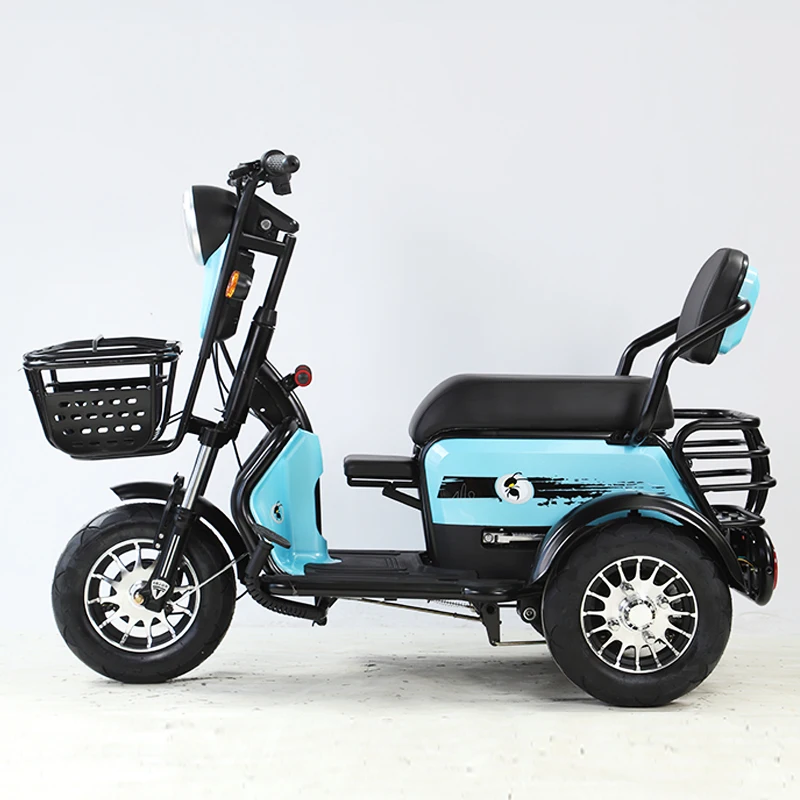 Electric tricycle with 3 wheels high speed comfortable cargo bike