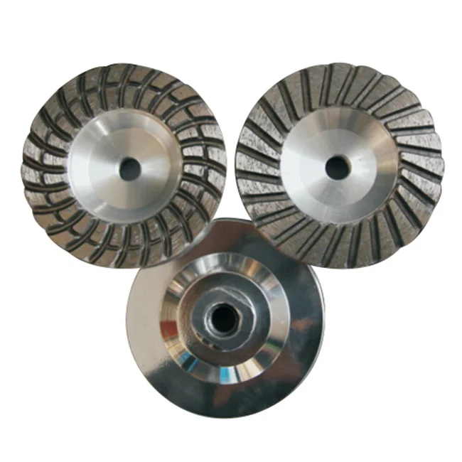 Tacar 4' to 7' Aluminium Body Sintered Diamond Grinding Cup Wheel for Stone Concrete Masonry