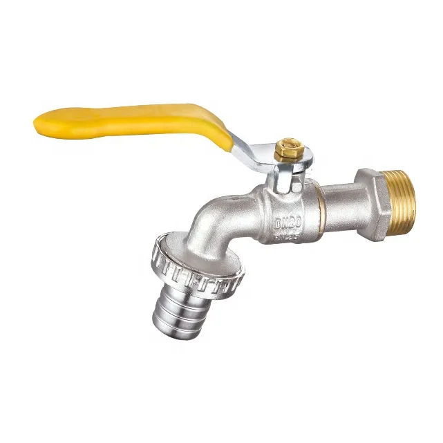 3/4 дюйма латунный кран с носовой частью для шланга, железная ручка, кран для стиральной машины