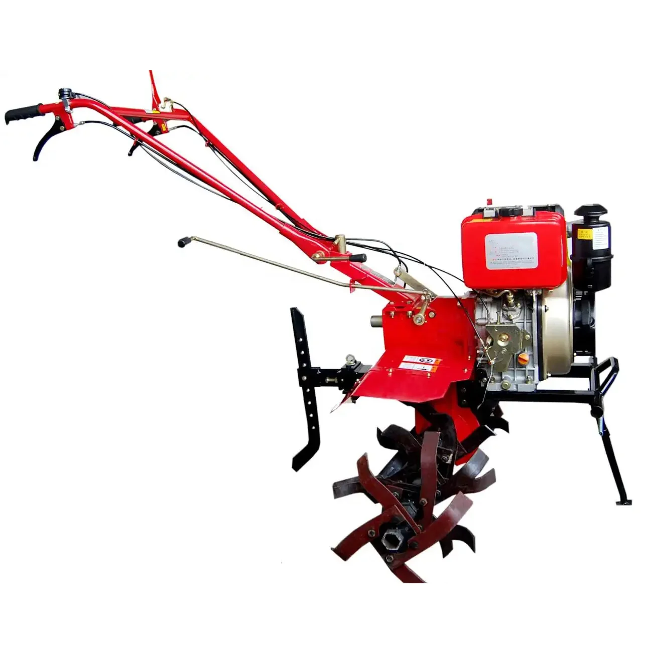 Quality assurance mini tiller long service life paddy field mini tiller farm mini diesel walking hand tractor tiller