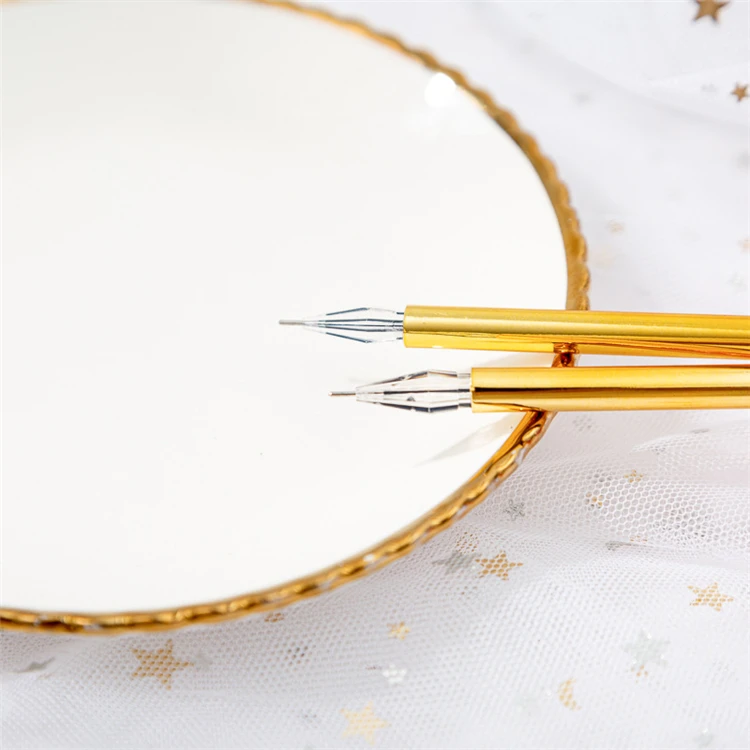 Корейская ручка с перьями шарик для макарон красочный подарок шариковая металлическая