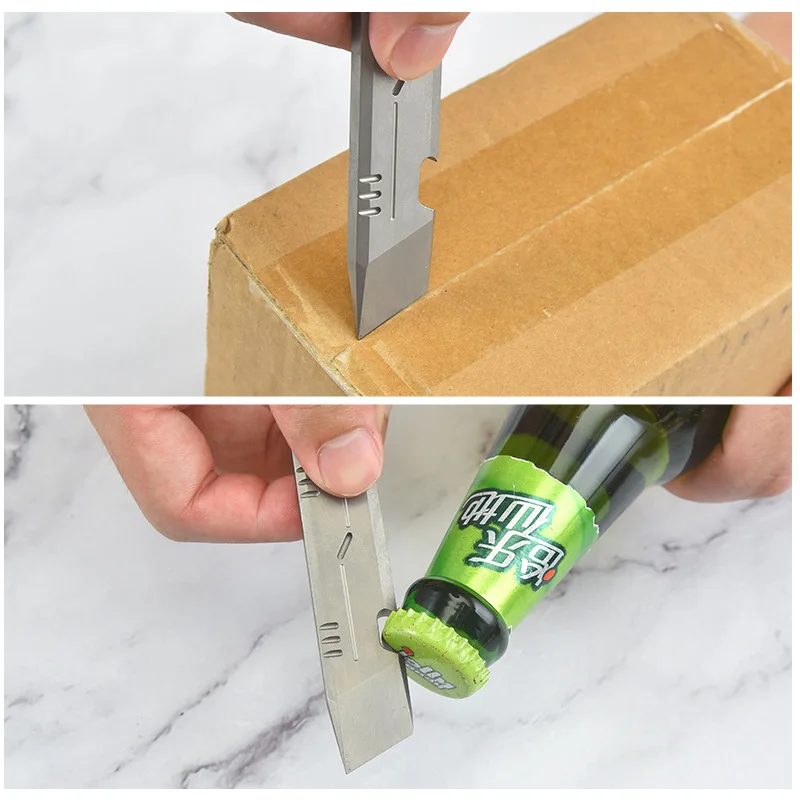 Multifunctional Portable Outdoor Emergency Tool Mini Crowbar Titanium Alloy EDC Pry Bar