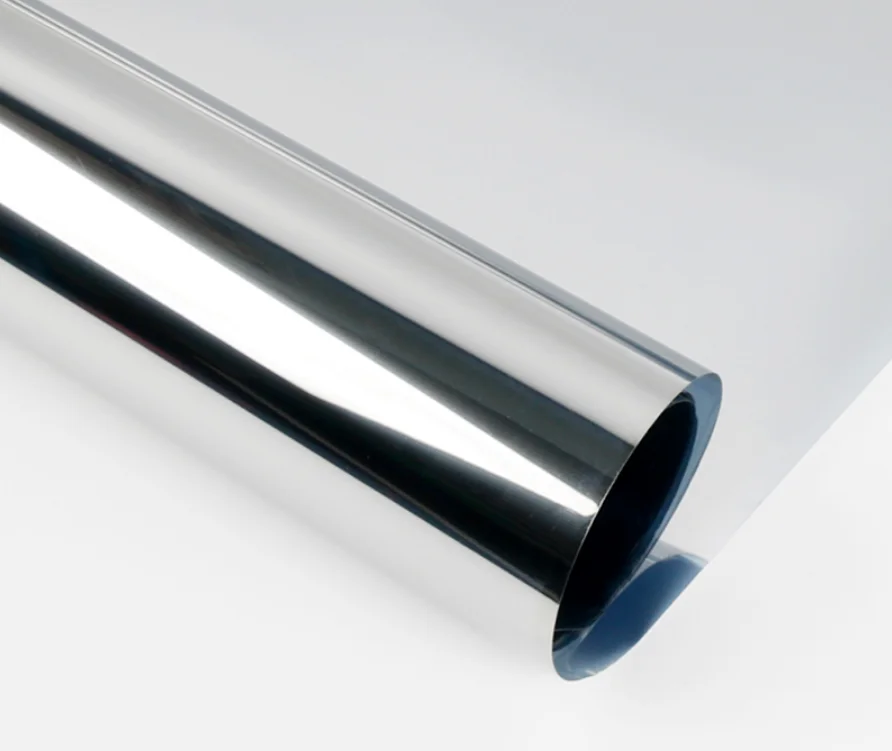 Silver mirror window film reflective film for building glass insulation solar film
