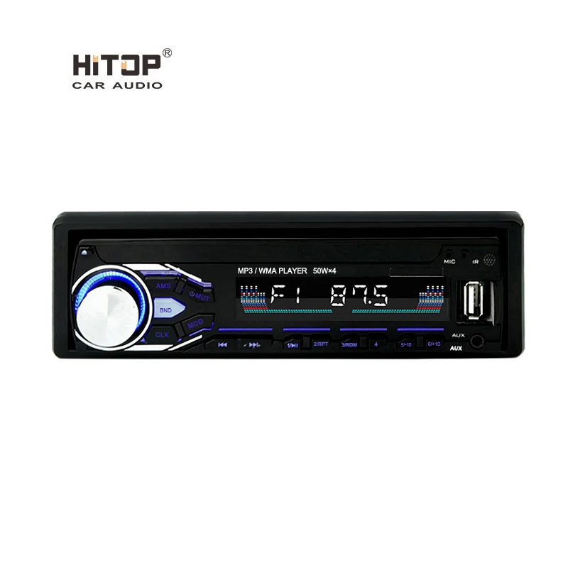 HT-5253 50Wx4 FM Радио стерео аудио Музыка USB/SD цифровой универсальный синий зуб машинный MP3 плеер с AUX вход