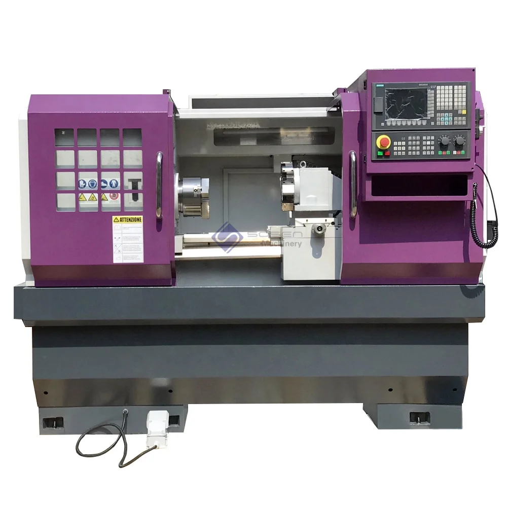 China mini metal cnc lathe machine metal