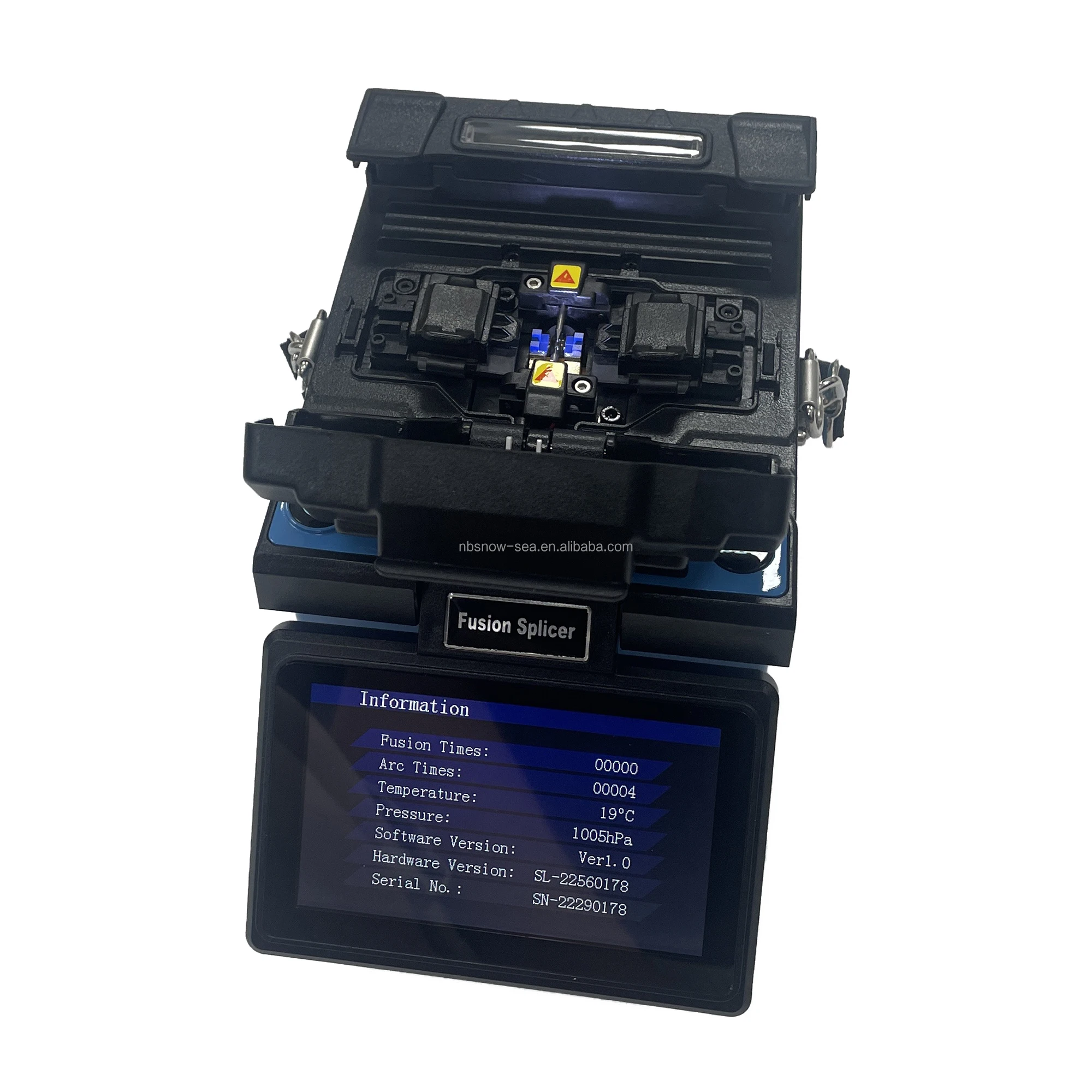 FTTH Small Size High Precision Optic Fiber Joint Machine with Dual Heating Groove