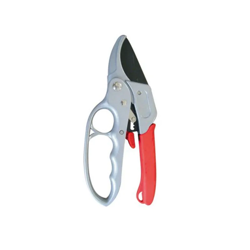 Professional gardening equipment pruning shears hand scissors anvil pruner ratchet pruners with alloy steel blades