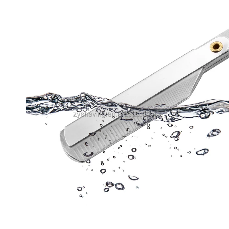 High Quality stainless steel Cut Throat Blades Straight Razors for men