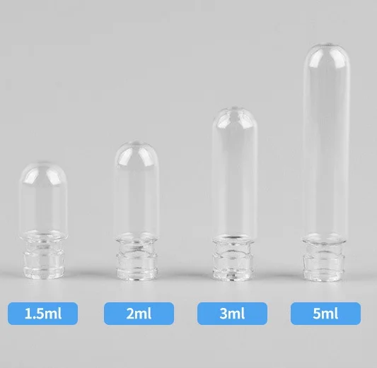 Spot round bottom bulb  medicine beauty eye cream bottle Ann bottle transparent Celine bayonet bottle