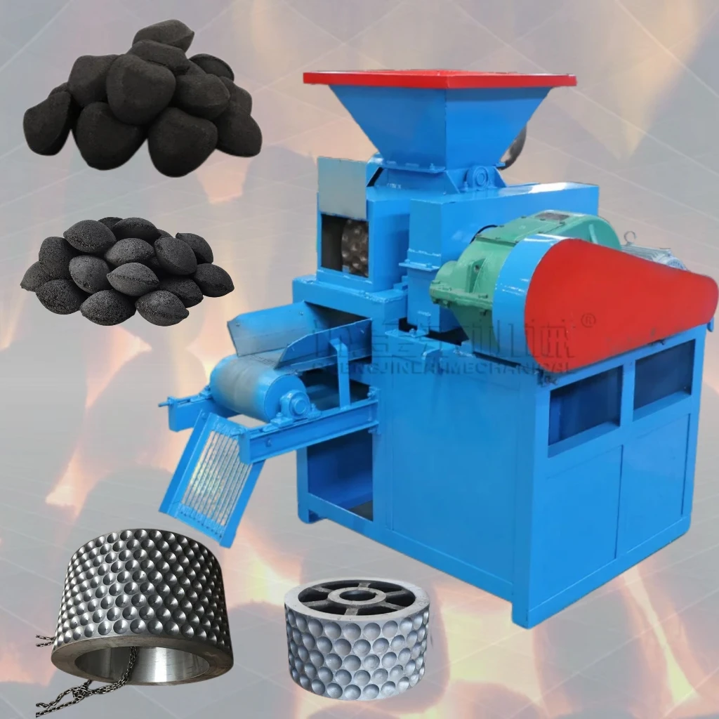 Factory Supply BBQ Charcoal Making Machines Automatic Smokeless Lump Charcoal Briquette Machine To Make Charcoal
