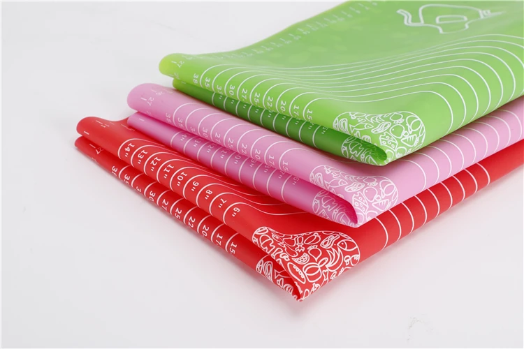 
Dough Rolling Nonstick Silicone Baking Anti-slip Mat Silicone Baking Mat Pastry Mat With Measurements 