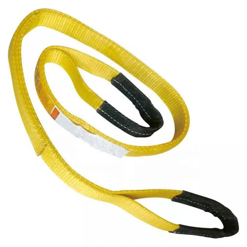 
White flat sling widened sling trailer rope 1-2 tons wear-resisting lifting belt 