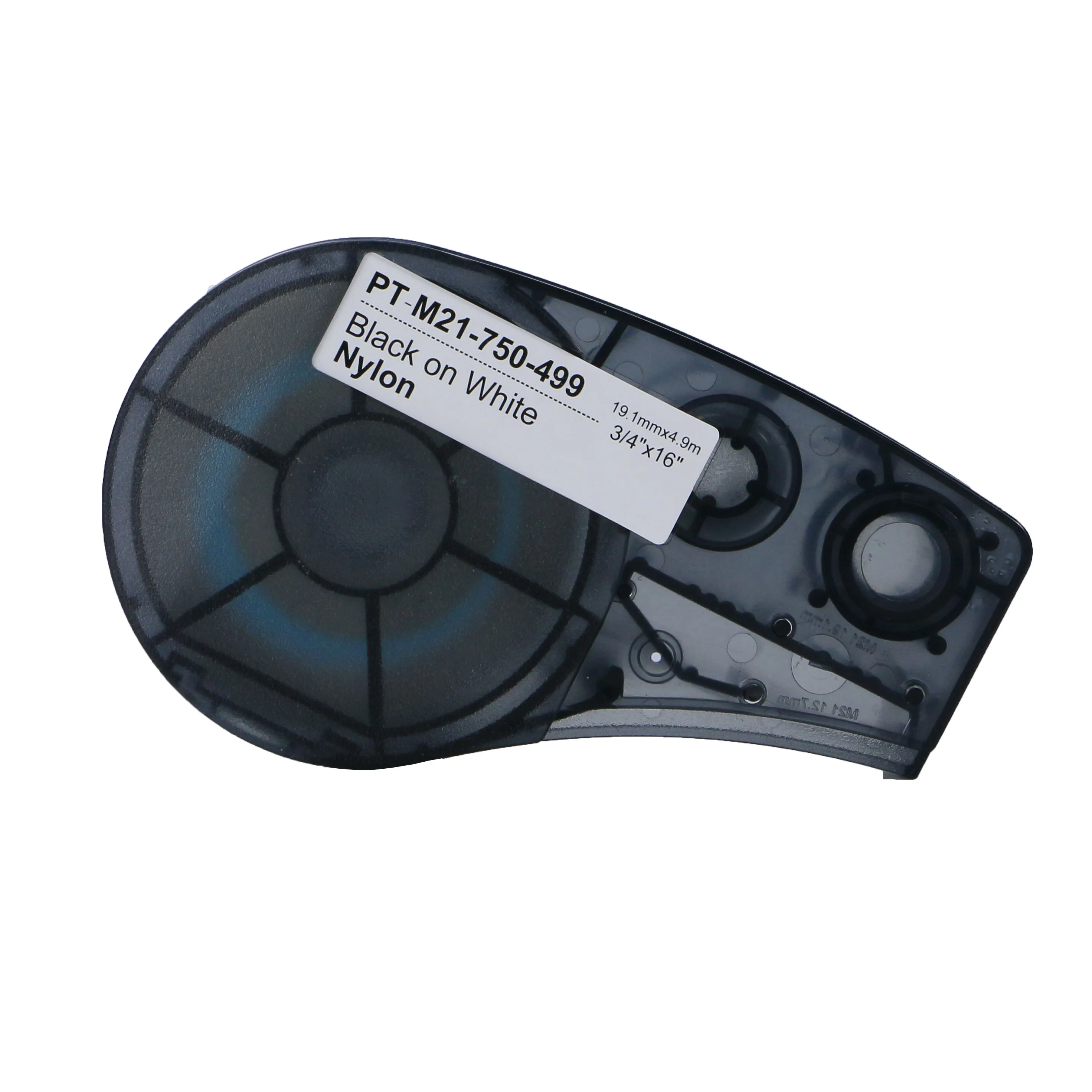 M21-750-499 этикеток Brady 19,1 мм * 4,9 м черная белая лента для принтера этикеток