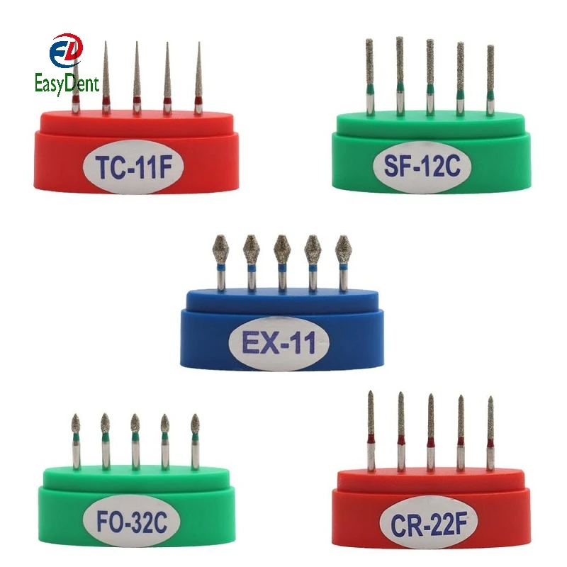 Стоматологические алмазные боры Средний FG 1 6 м сверла для стоматологических высокоскоростных наконечников полировка сглаживание зубных