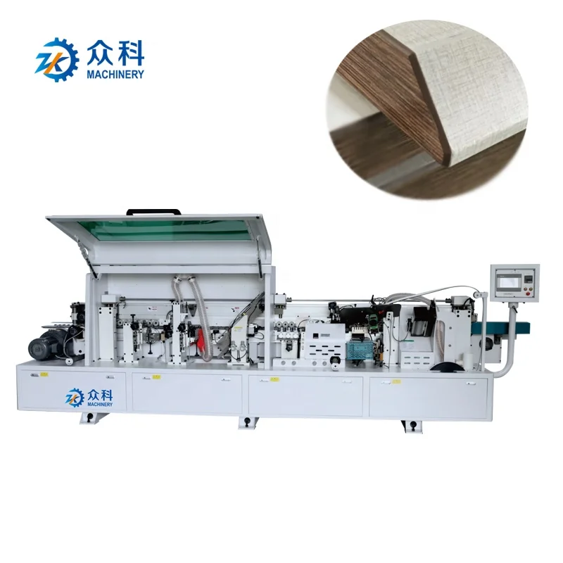 ZK Chanson Office Furniture Bevel Auto 45 Degree Edge Banding Machine