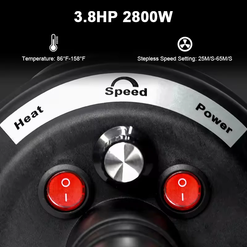 High Power Pet Hair Dryer Dog Grooming Dryer Heating Adjustable Speed Nozzles Pet Dog Hair Dryer Machine