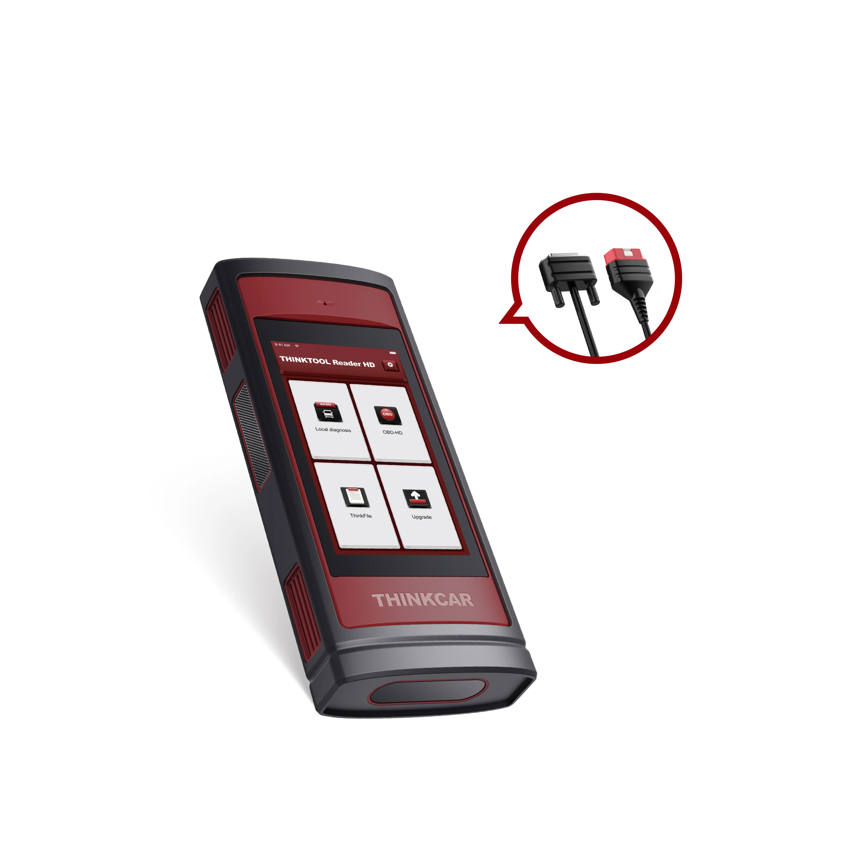 THINKTOOL Reader HD full function OBD2 Truck scanner support parameter calibrations adjustment dpf regeneration actuation test