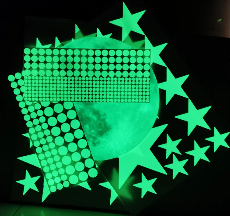 Непромокаемая Водонепроницаемая подзарядка-неограниченная светящаяся в темной точке/Фотолюминесцентная светящаяся наклейка для украшения