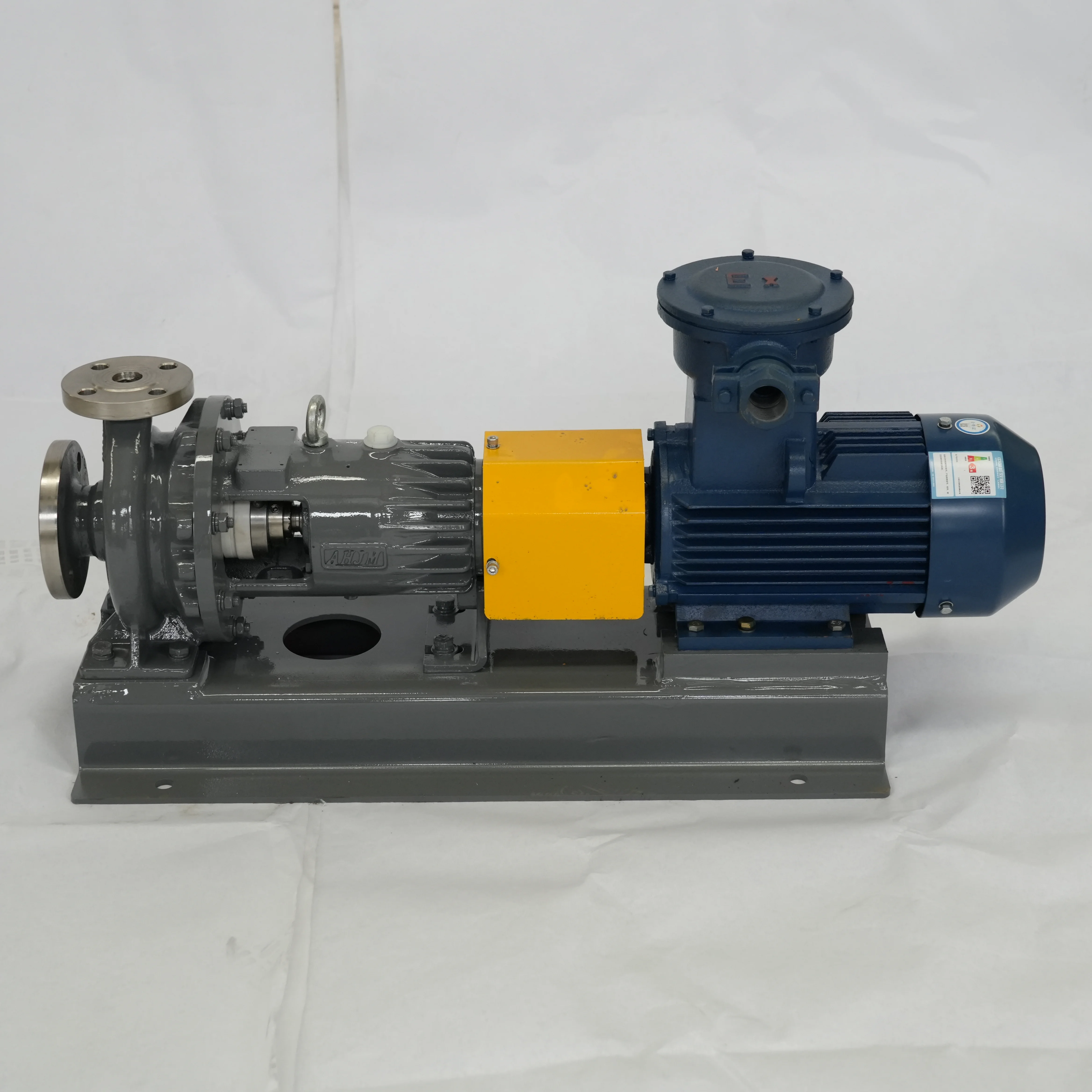 Electric Close-Coupled Centrifugal Heavy-Duty Industrial Water Pump Marine Wastewater Treatment OEM Supported Low Vacuum