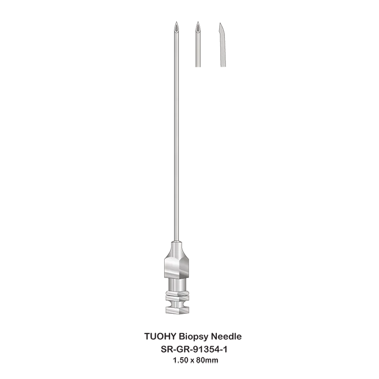 Trocar minor and major surgery instruments set Tuohy biopsy needles